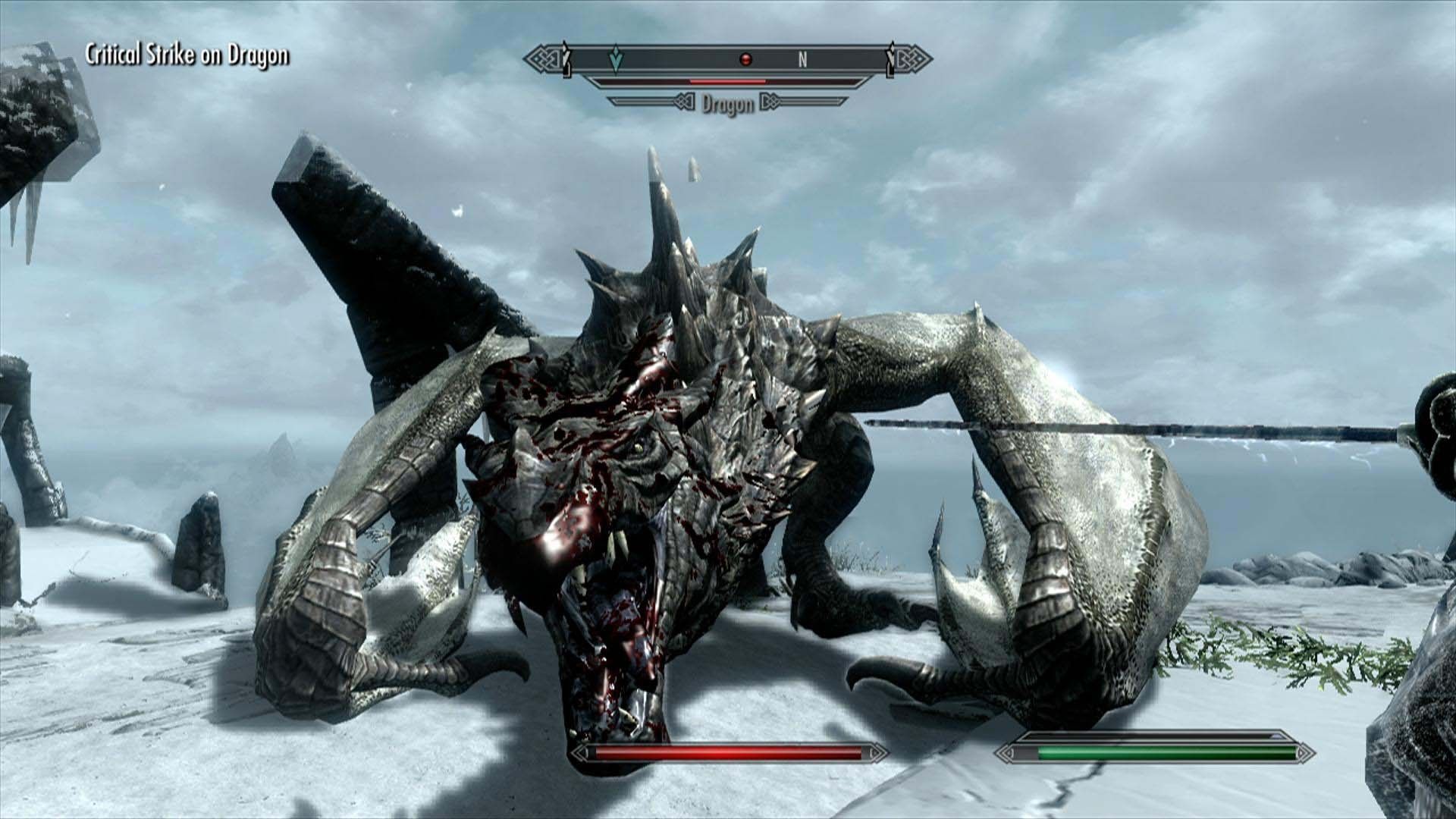 Elder Scrolls Skyrim Dragon Screenshot